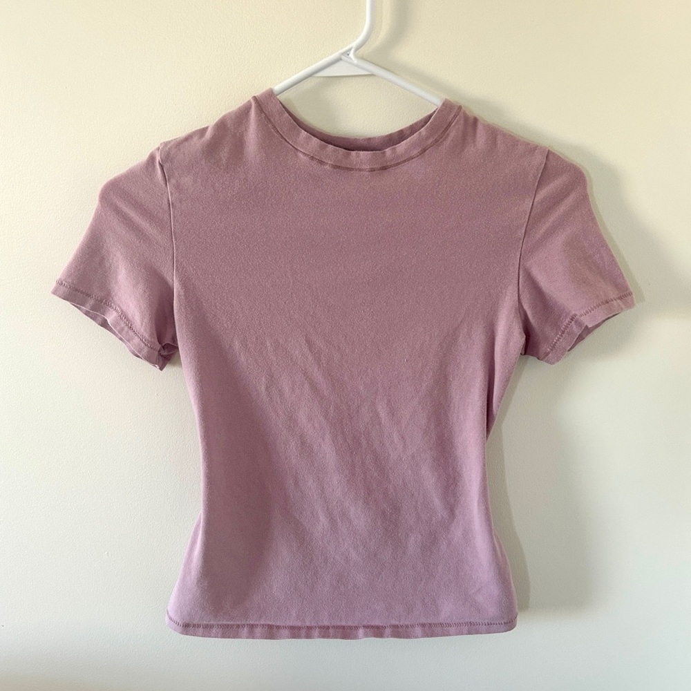 Skims Cotton Jersey Tee – Limited Edition Pink (Size Small)